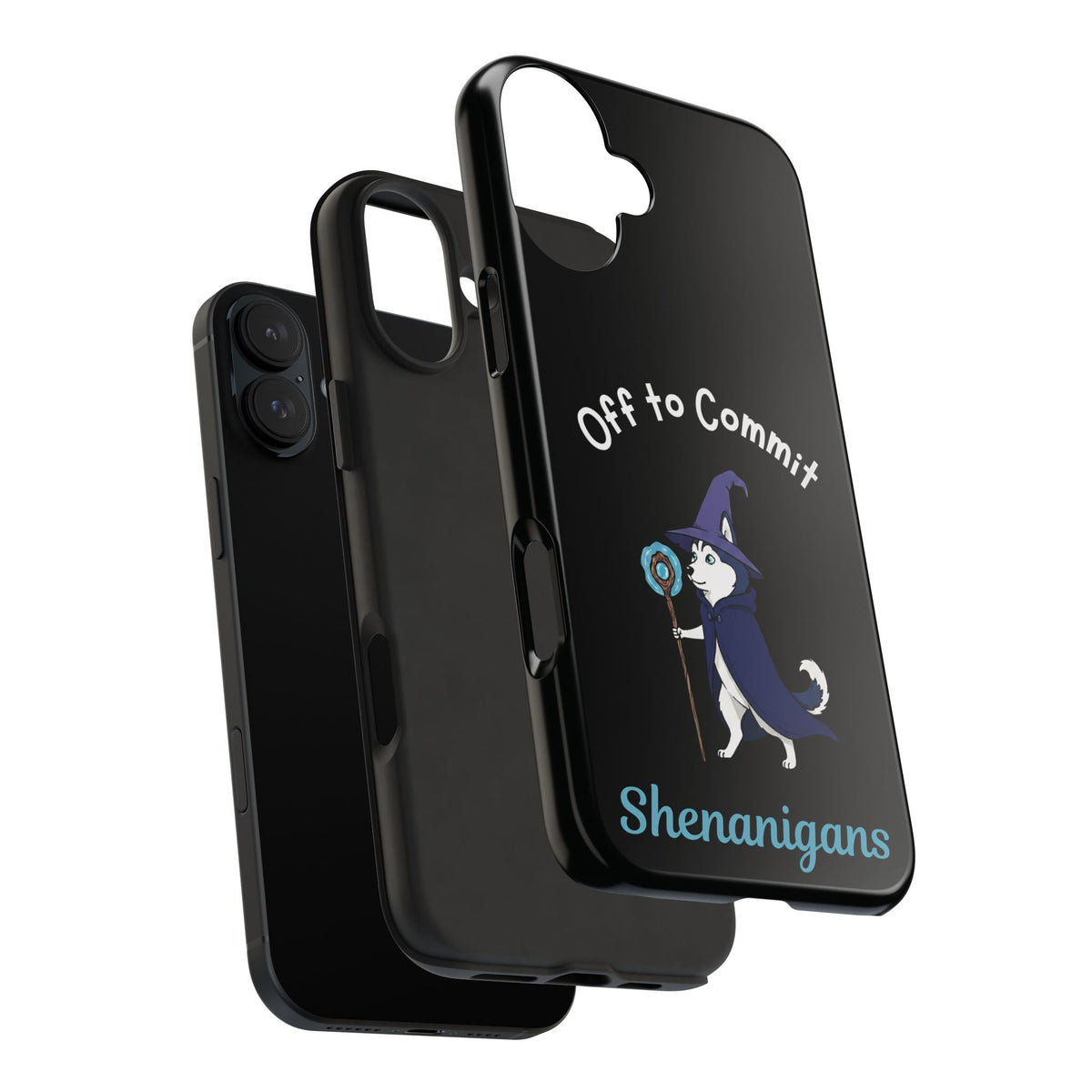 Off to Commit Shenanigans Tough Phone Case (Dark Design)