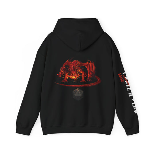 I Had a Plan Unisex Heavy Blend Hooded Sweatshirt (Back Print)