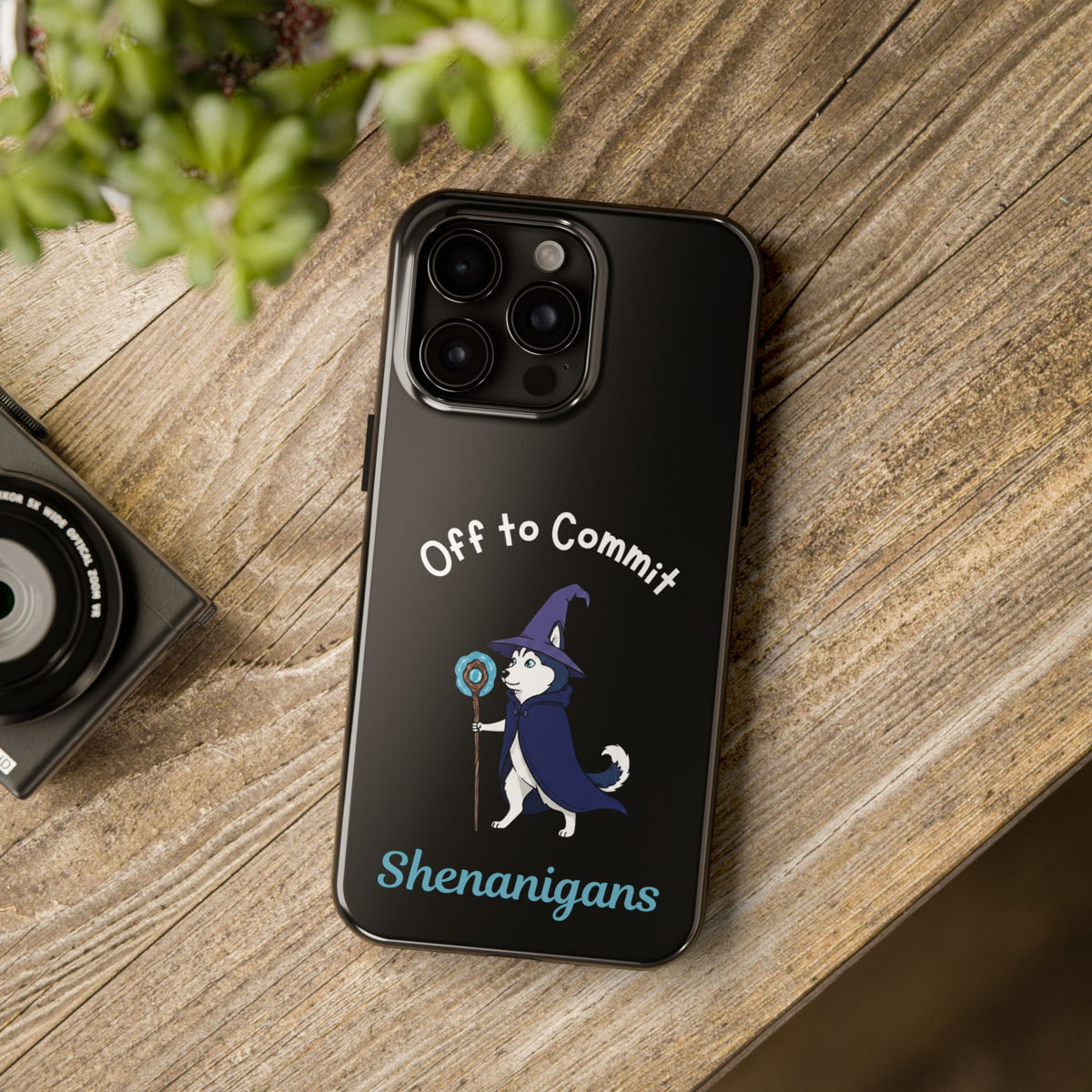 Off to Commit Shenanigans Tough Phone Case (Dark Design)