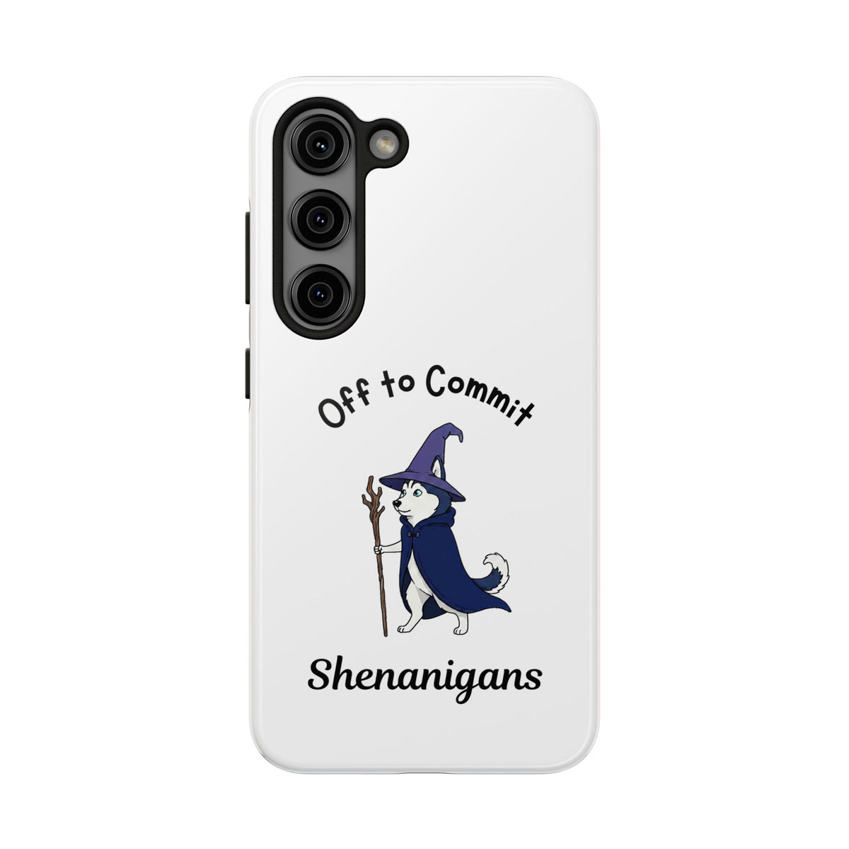 Off to Commit Shenanigans Tough Phone Case (Light Design)
