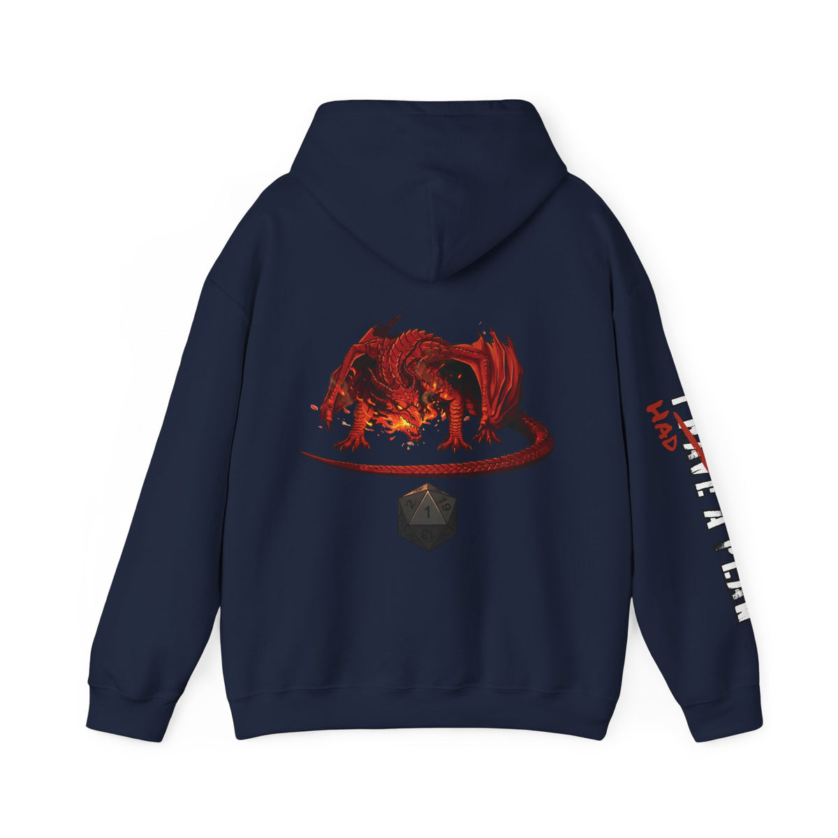 I Had a Plan Unisex Heavy Blend Hooded Sweatshirt (Back Print)
