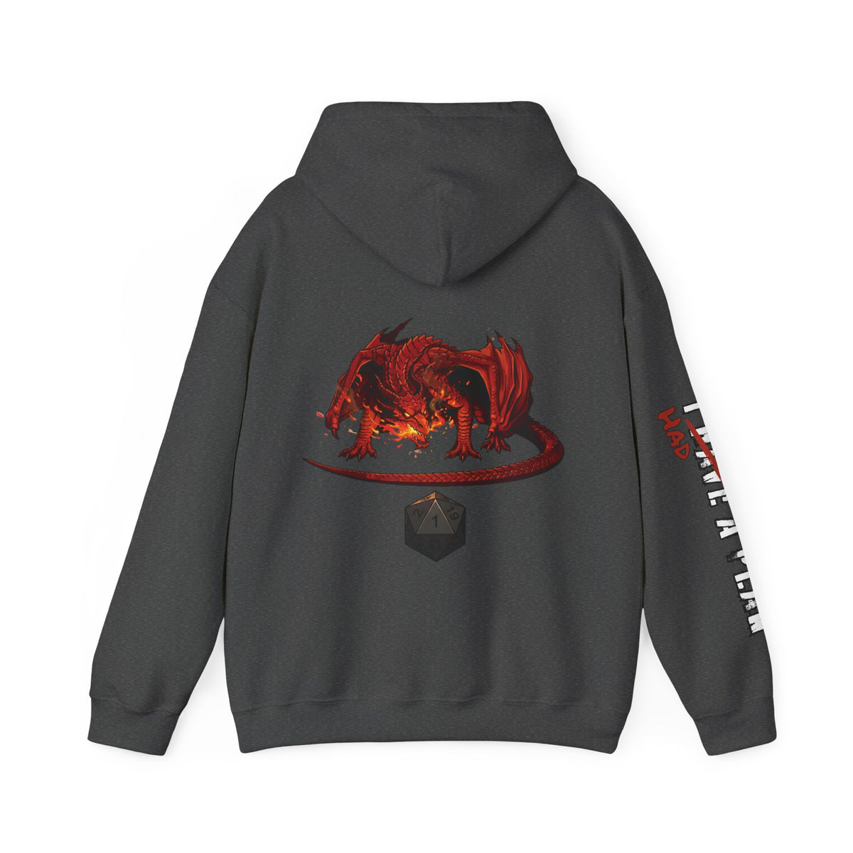 I Had a Plan Unisex Heavy Blend Hooded Sweatshirt (Back Print)