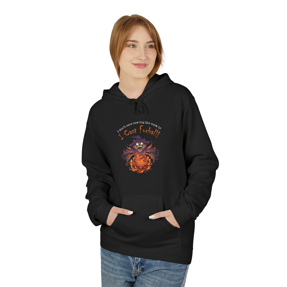 I Cast Furball Unisex Midweight Softstyle™ Fleece Hoodie