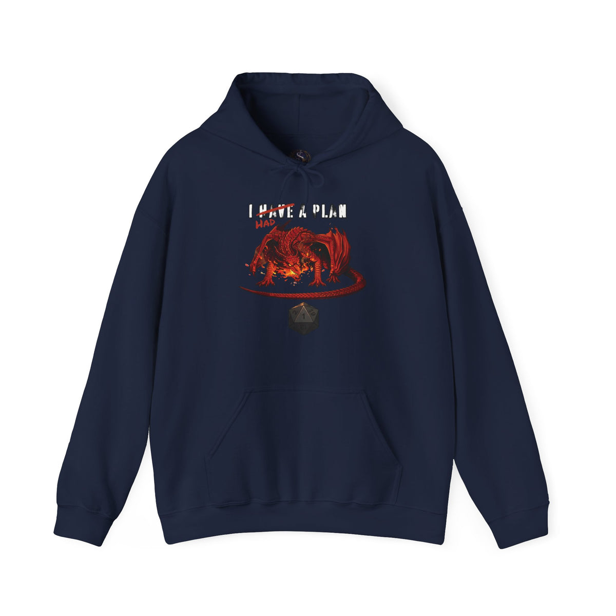 I Had a Plan Unisex Heavy Blend Hooded Sweatshirt (Front Print)