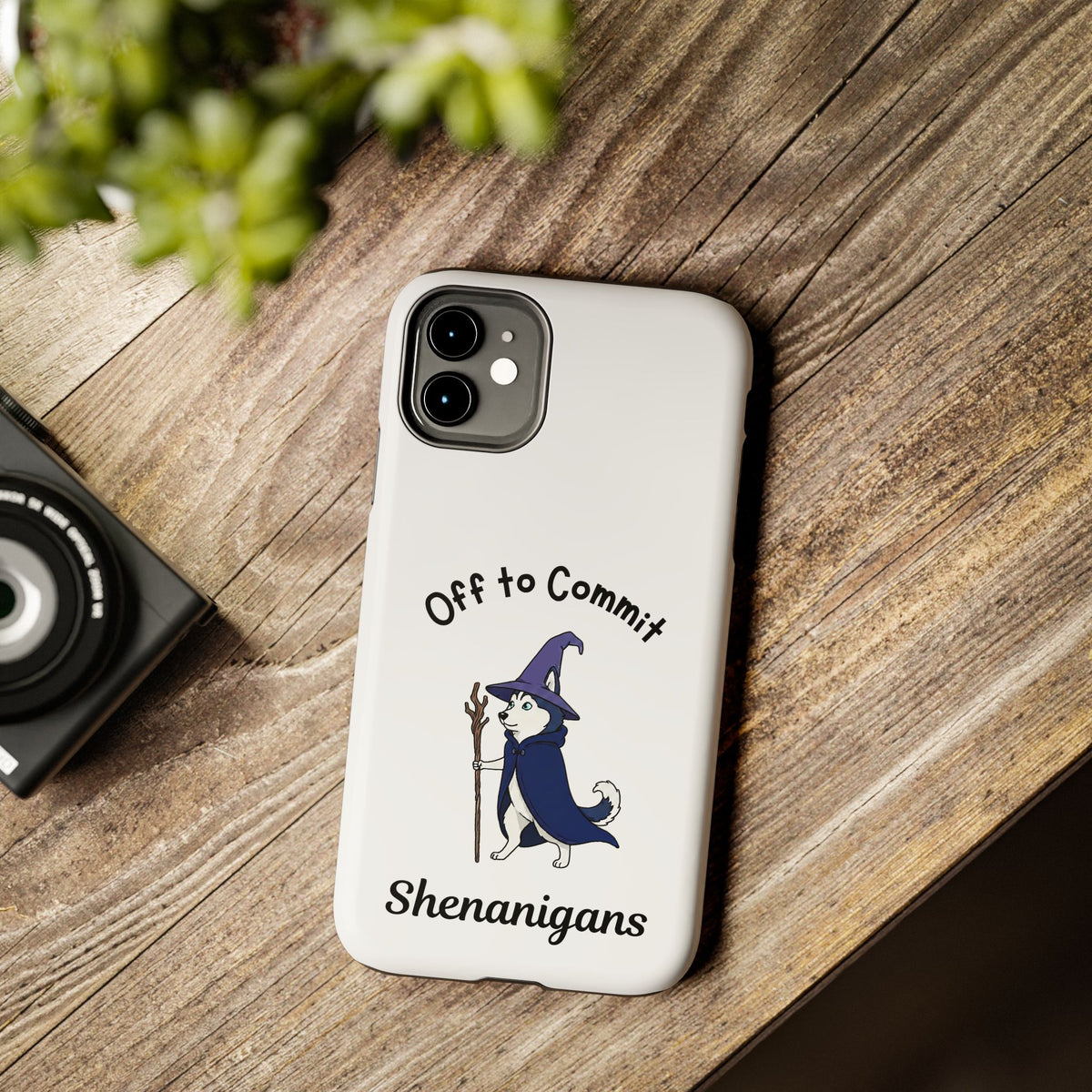 Off to Commit Shenanigans Tough Phone Case (Light Design)