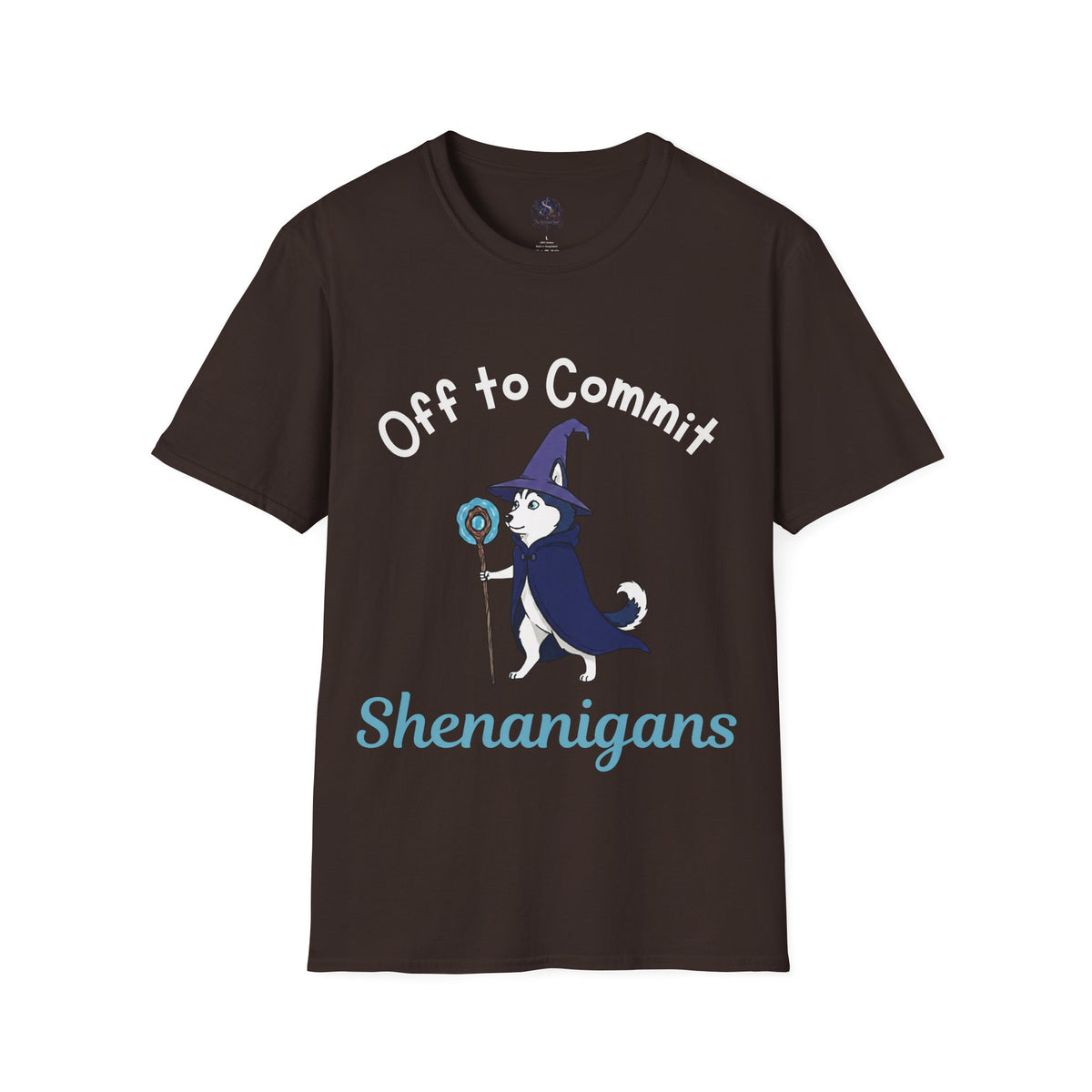 Off to Commit Shenanigans Unisex Softstyle T-Shirt (Dark Colours)