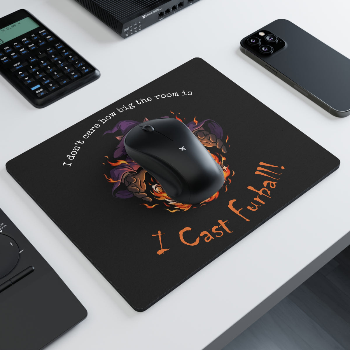 I Cast Furball Mouse Pad