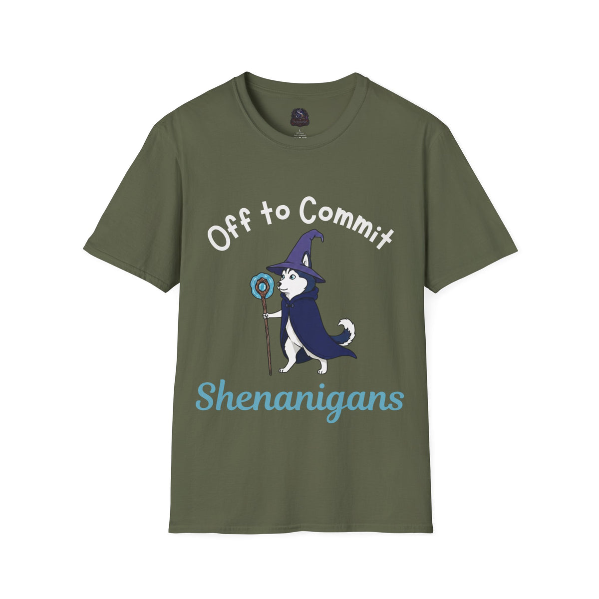 Off to Commit Shenanigans Unisex Softstyle T-Shirt (Dark Colours)