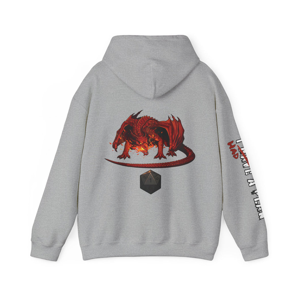 I Had a Plan Unisex Heavy Blend Hooded Sweatshirt (Back Print)
