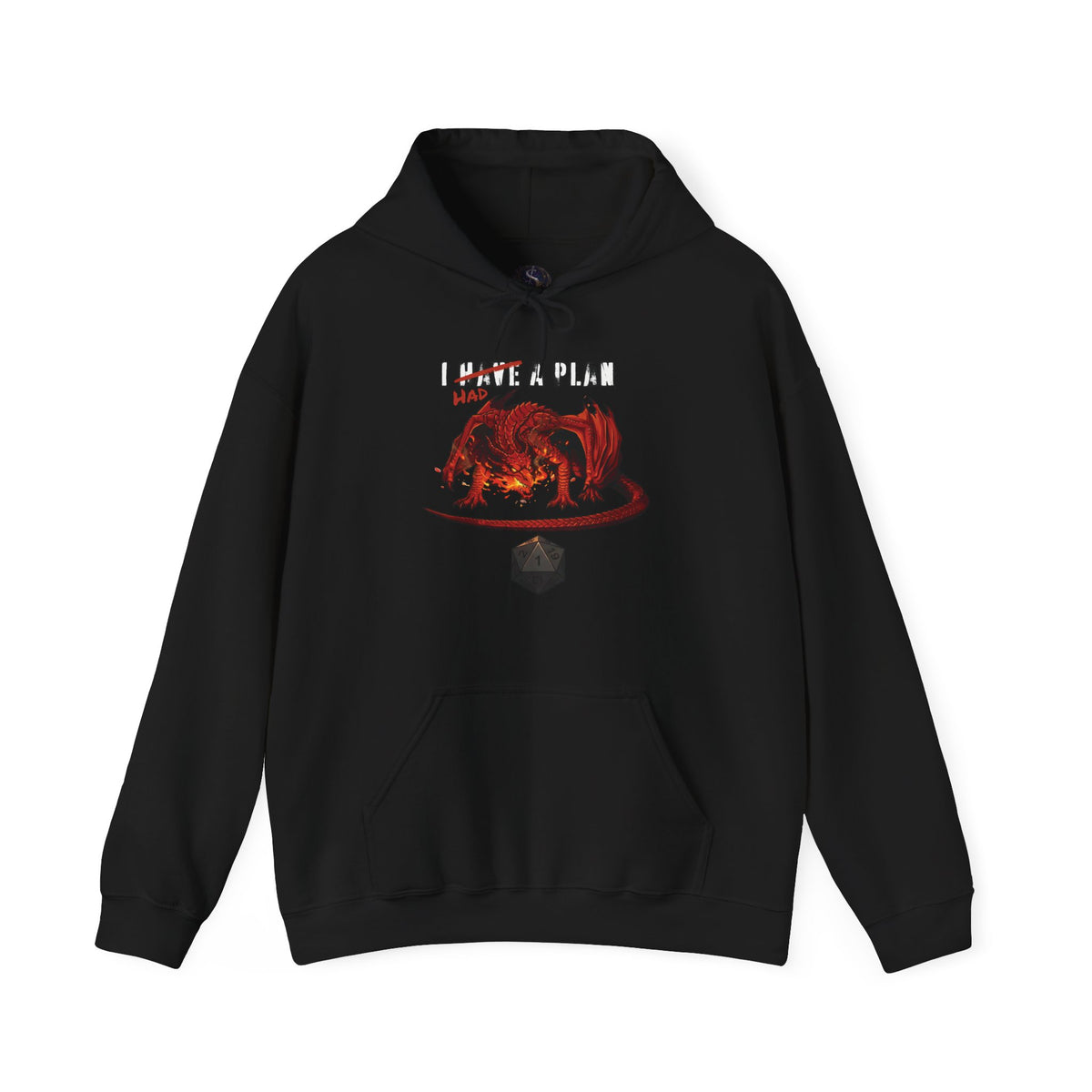 I Had a Plan Unisex Heavy Blend Hooded Sweatshirt (Front Print)