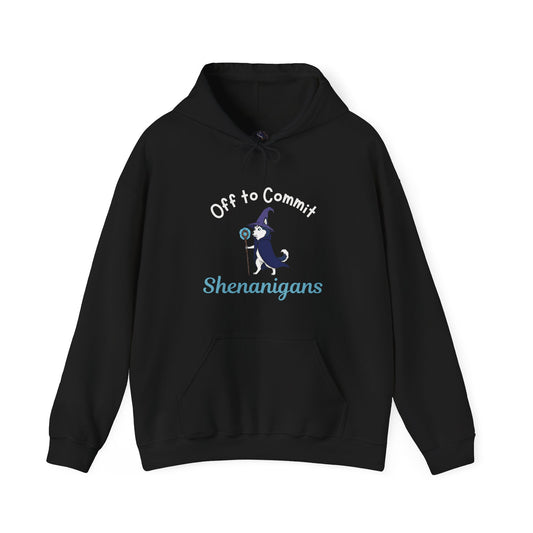 Off to Commit Shenanigans Hoodie (Dark Colours)