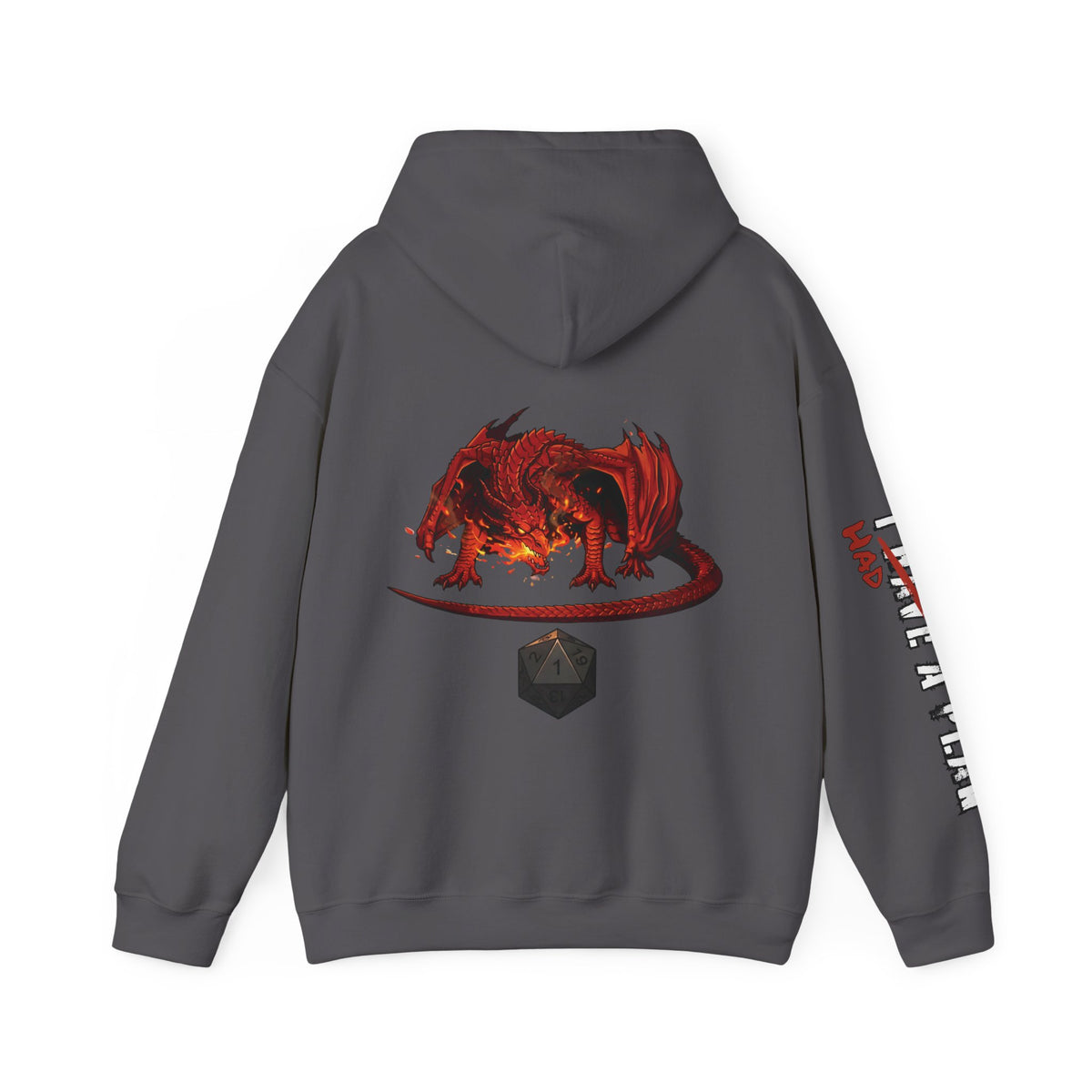 I Had a Plan Unisex Heavy Blend Hooded Sweatshirt (Back Print)