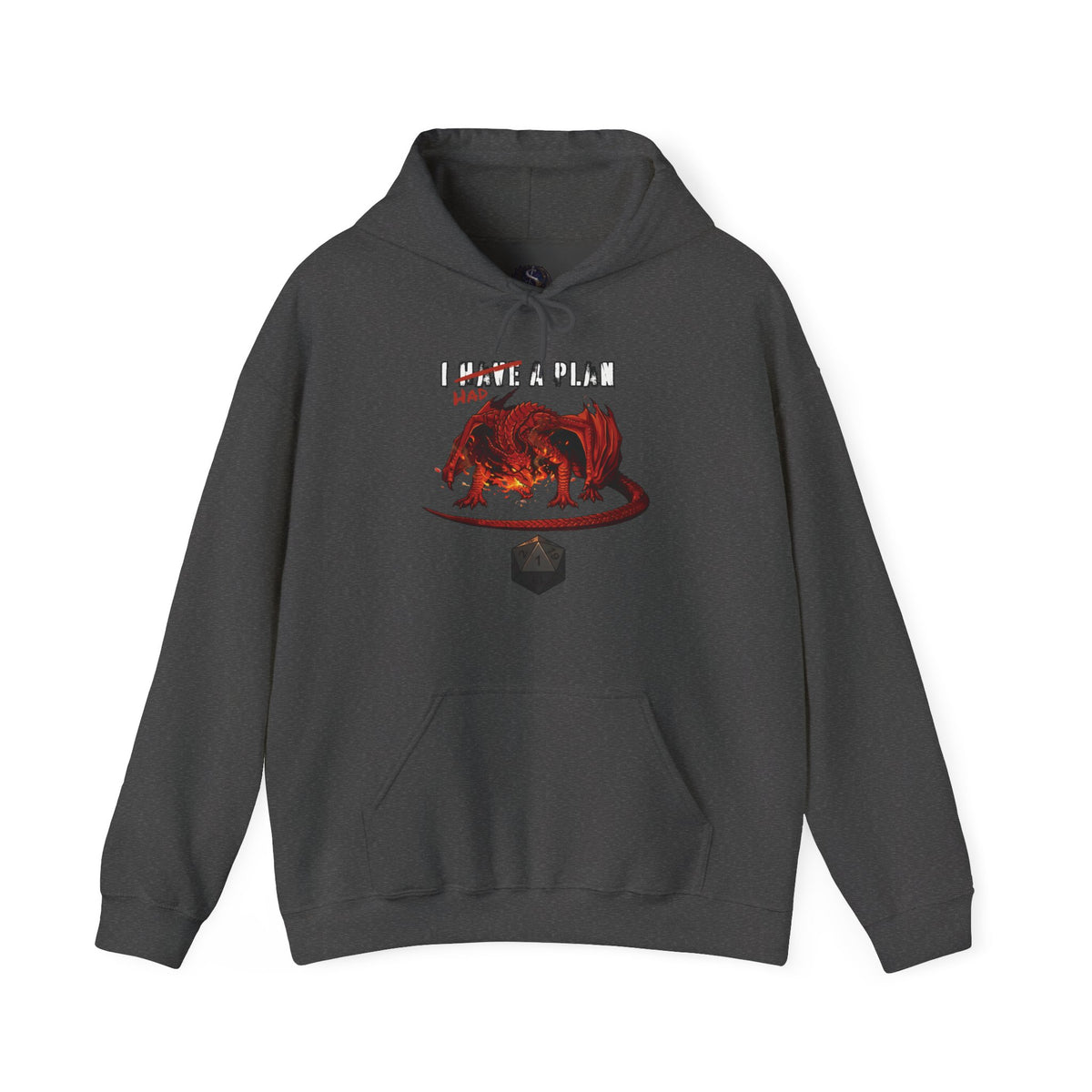 I Had a Plan Unisex Heavy Blend Hooded Sweatshirt (Front Print)