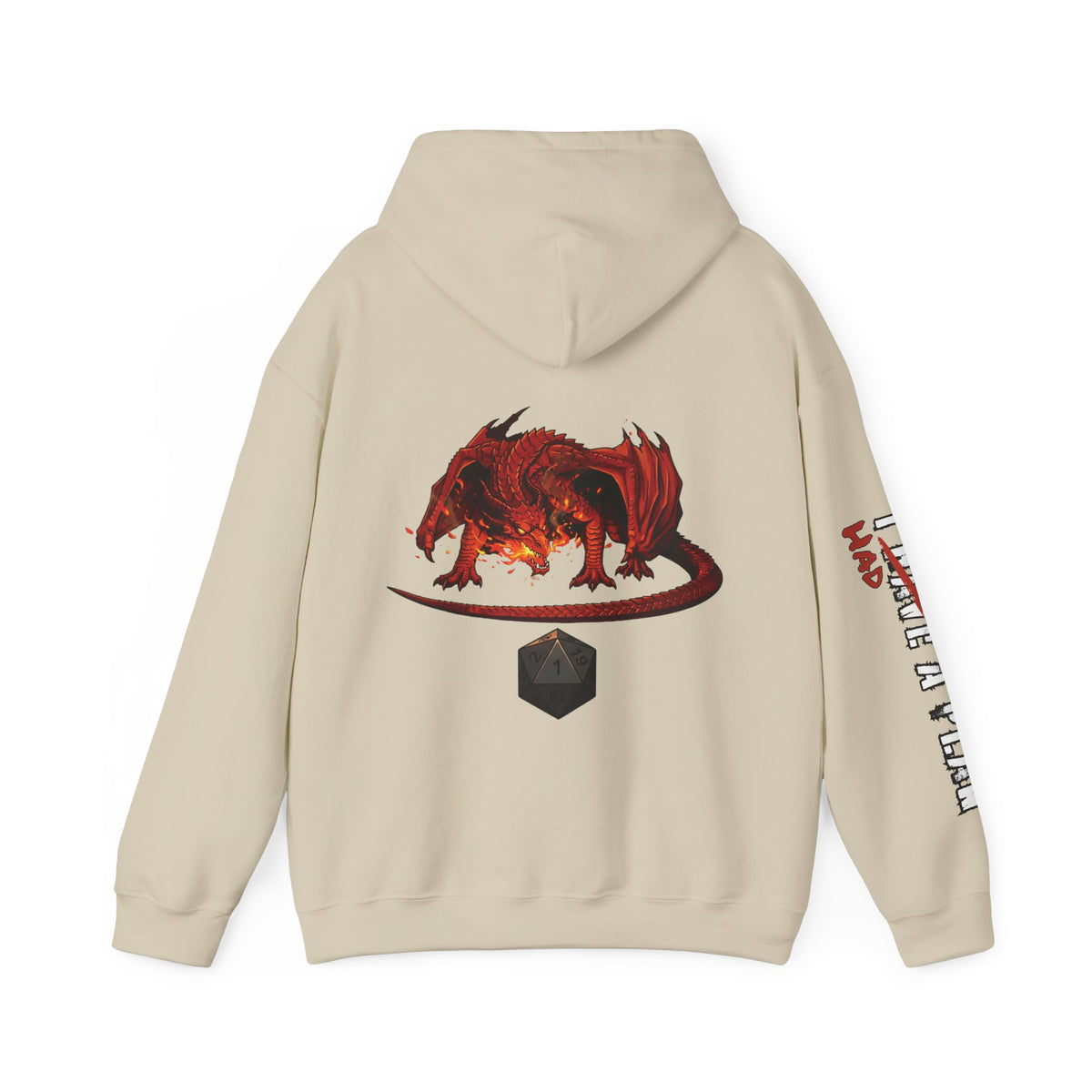 I Had a Plan Unisex Heavy Blend Hooded Sweatshirt (Back Print)