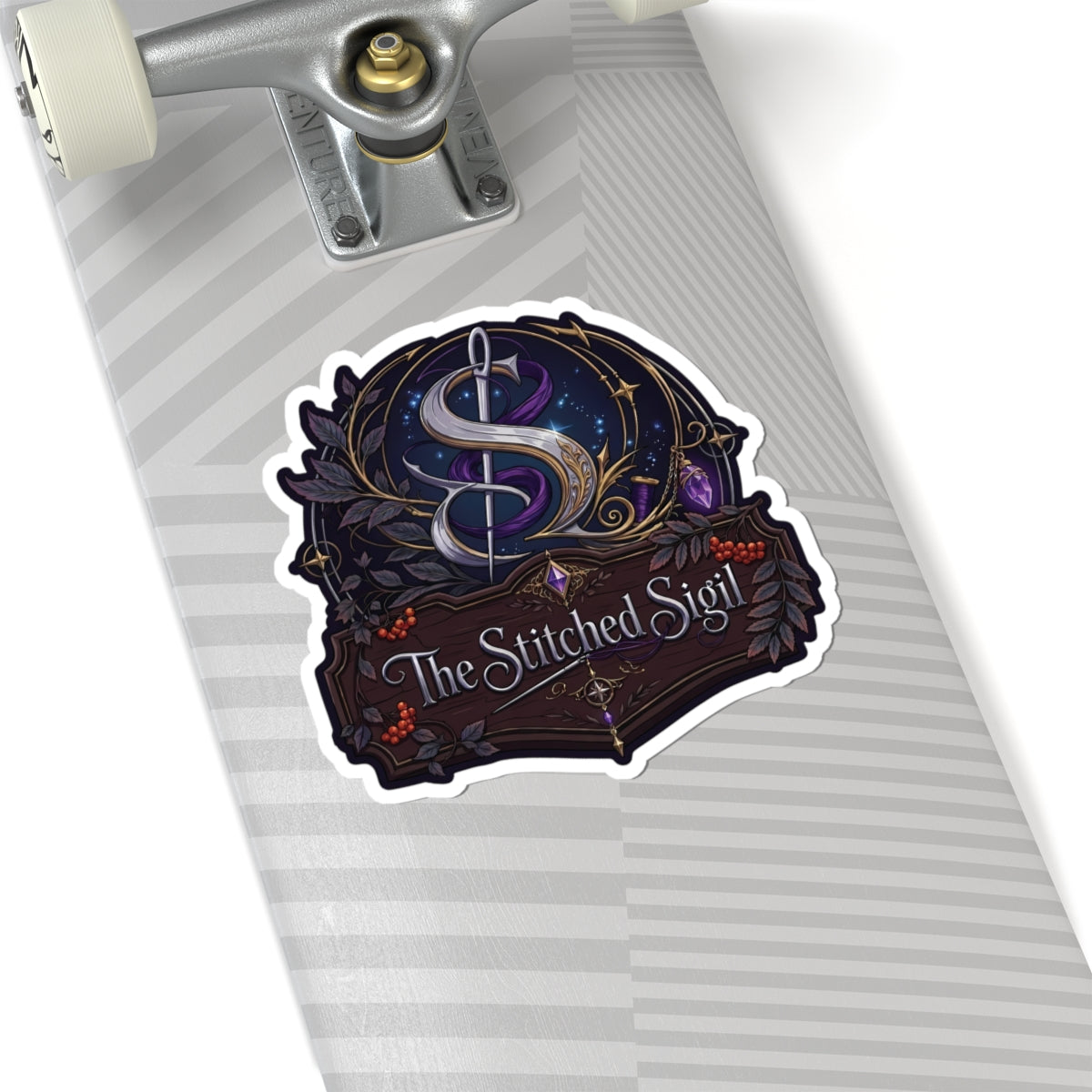 The Stitched Sigil Kiss-Cut Sticker