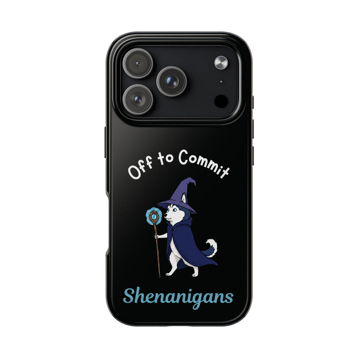 Off to Commit Shenanigans Tough Phone Case (Dark Design)