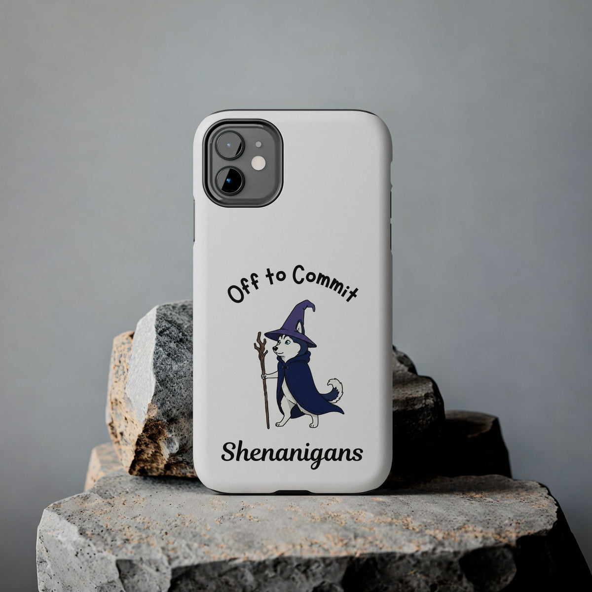 Off to Commit Shenanigans Tough Phone Case (Light Design)