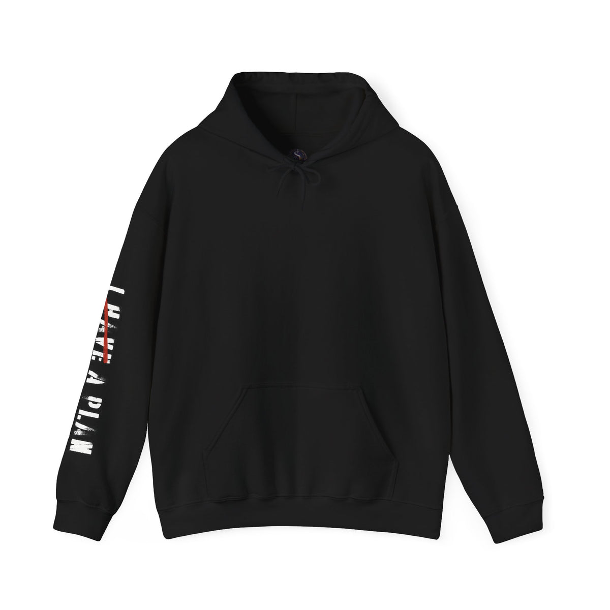 I Had a Plan Unisex Heavy Blend Hooded Sweatshirt (Back Print)