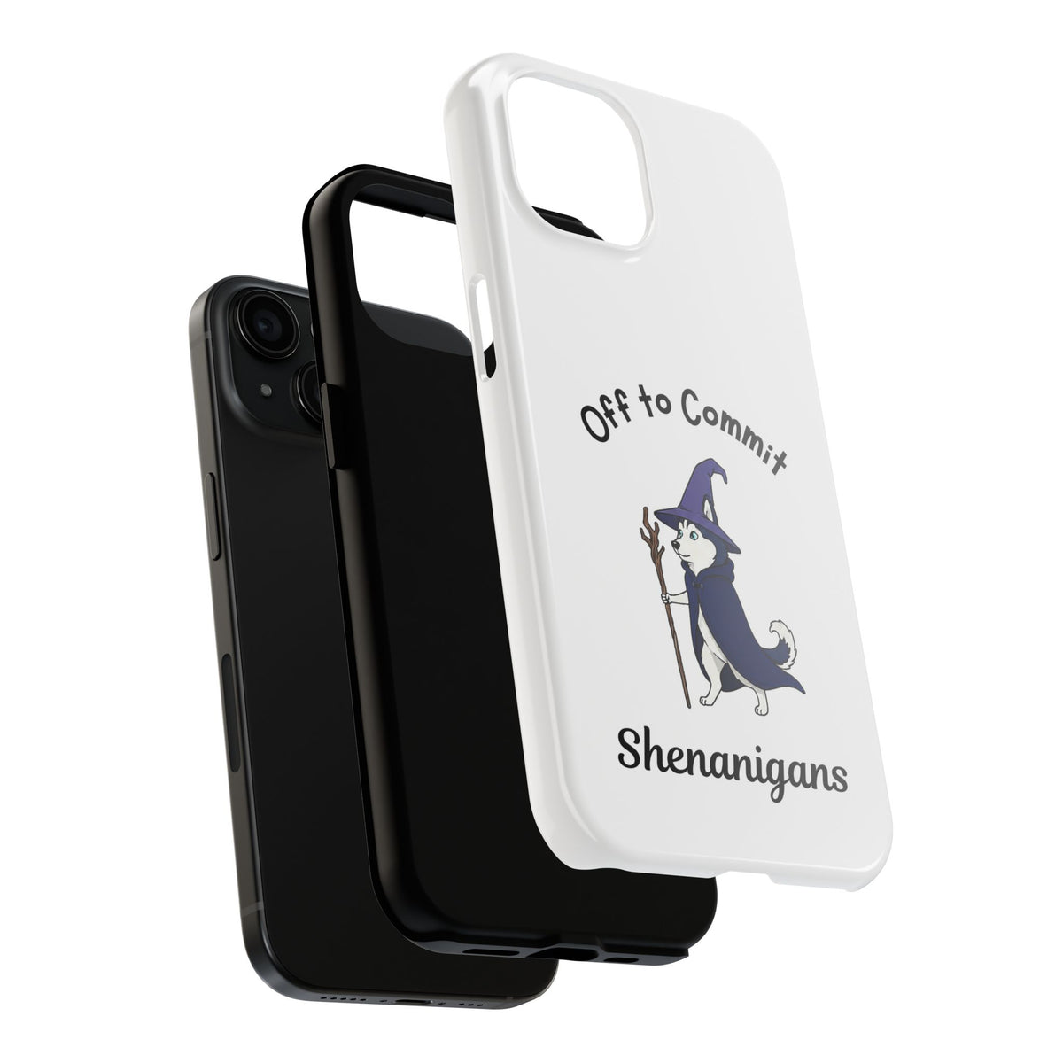 Off to Commit Shenanigans Tough Phone Case (Light Design)