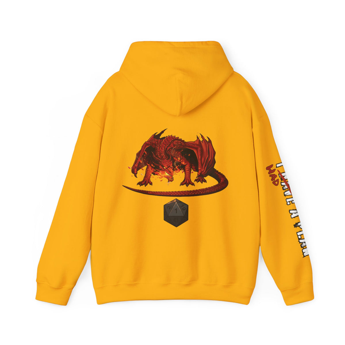 I Had a Plan Unisex Heavy Blend Hooded Sweatshirt (Back Print)
